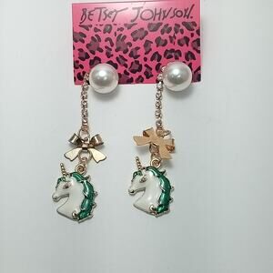 Magical Unicorn Pearl Earrings by